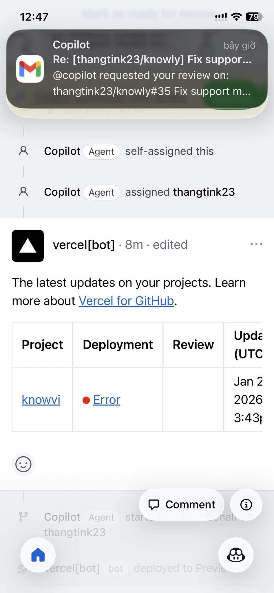 CI/CD fail ngay lần đầu